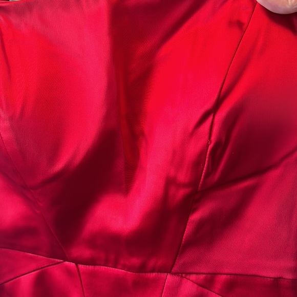 Calvin Klein Ruby Red Formal Midi Dress - Picture 3 of 8